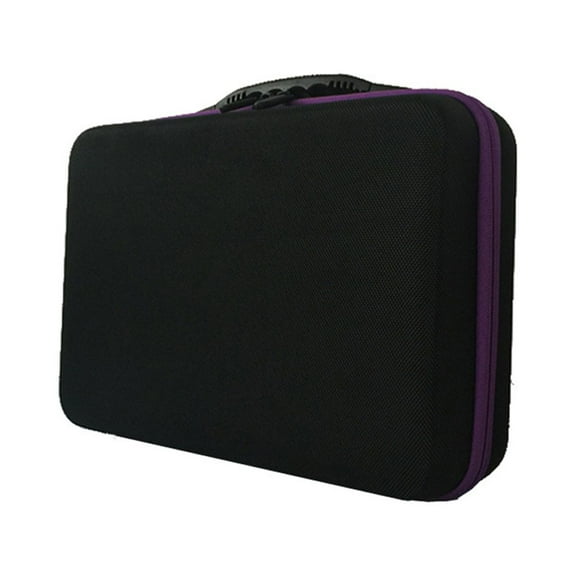 unbranded 60 Bottle 15ml Essential Oil Case Portable Essential Oil Carry Travel Box Holder Organizer ( Color)