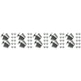 thumbnail image 1 of unbranded 60 Pcs Feet Nail Head Bag Spike Buckle Button Studs Small Metal Craft Nail Screws, 1 of 8
