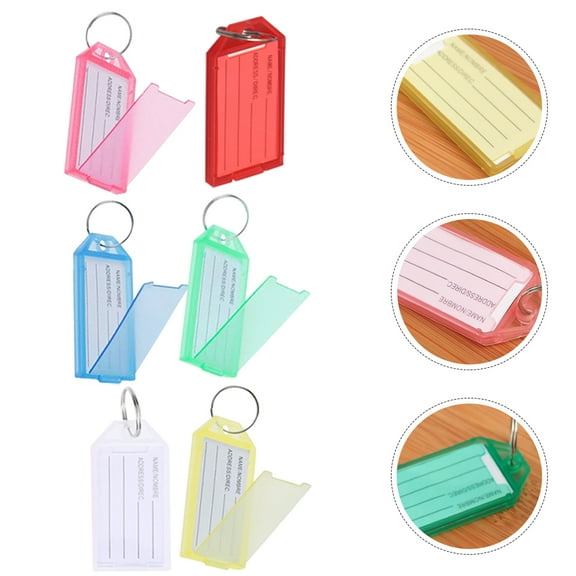 unbranded 60 Pcs Luggage Tag Key Label Tags Labels for Suitcases Travel