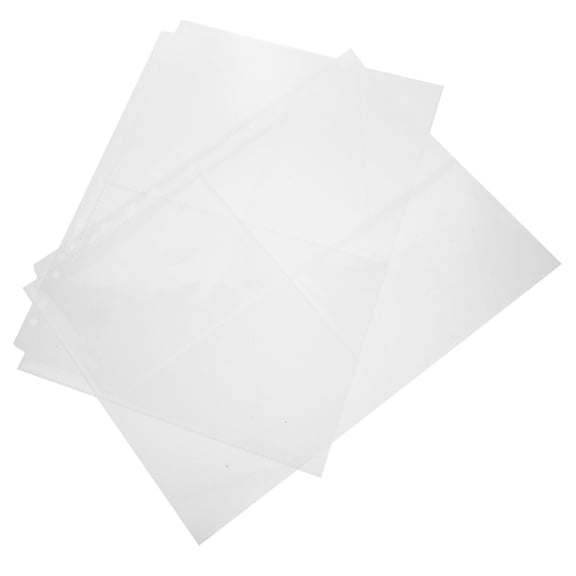 LITINKIMI Plastic Protection Photo Album Refill Pages Transparent 60Pcs 12.2x9.1x0.04In