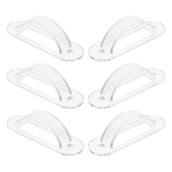 OFFIGAM Wall Light Switch Cover 6Pcs Transparent Plastic for Easy Installation