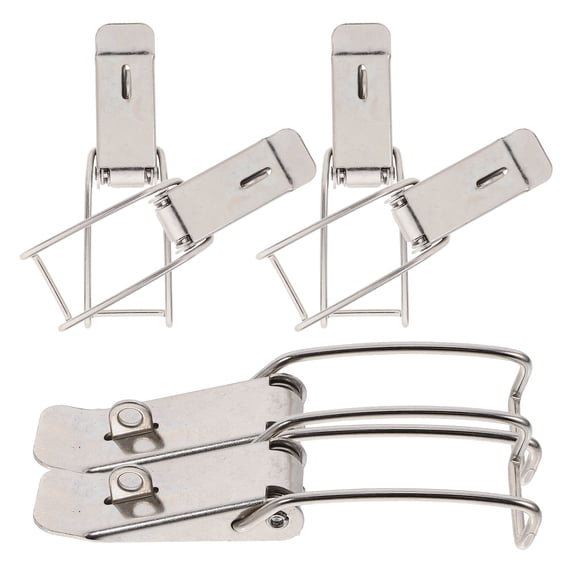 unbranded 6pcs Lock Door Latch Guard Door Hook Latch Draw Latch Door Latch Hook Latch Lock Latch Buckle Hinge Lock Latch Spring Pin Latch