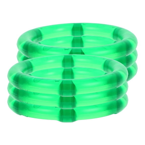OULII 6Pcs Plastic Watermelon Stand Ring Enhanced Stability Fruits Holder for Supermarkets