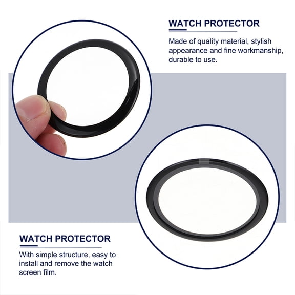 6-Pack Smartwatch Full Screen Composite Film Protector Guard for Watch Screen Scratch Resistant