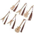 thumbnail image 1 of LITINKIMI Bookmarks Wooden Khaki 6Pcs 4.91x1.57x0.08in, 1 of 8