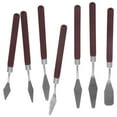 thumbnail image 1 of unbranded 7 Pcs Art Painting Shovels Oil Painting Supplies Color Mixing Spatulas Oil Paint Scraper 18.20X1.70X1.20CM, 1 of 1