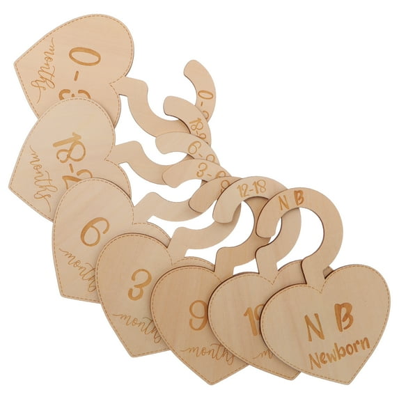 unbranded 7 Pcs Baby Closet Organizer Nursery Clothes Dividers Hanger