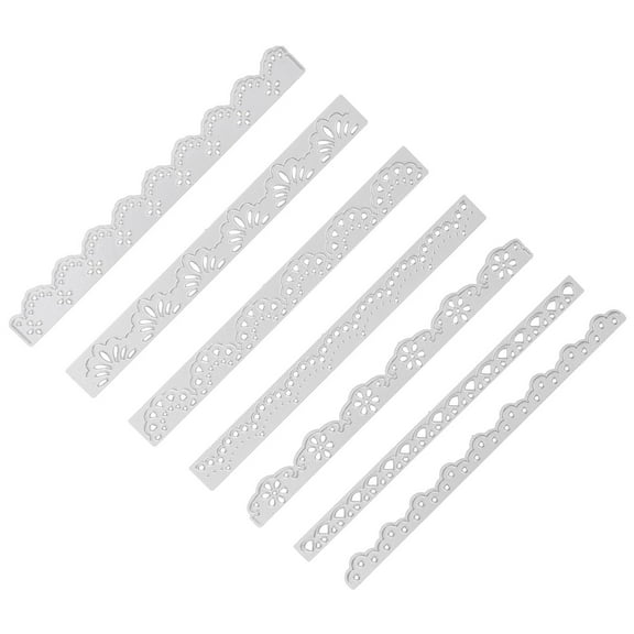 unbranded 7 Pcs Die Cutting Machine Embossing Folders for Card Making Lace
