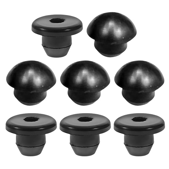 WHAMVOX Hydraulic Jack Plugs Replacement Part for Car Use Rubber Black Easy Installation 8 Pieces