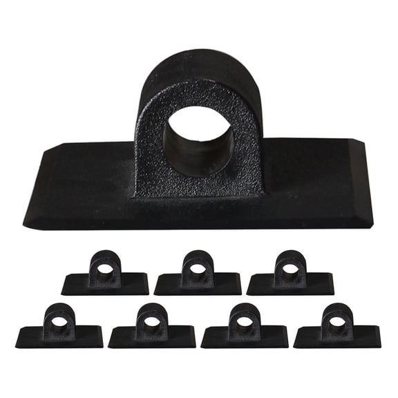 unbranded 8 PCS Inflatable Motor Motor Fixing Bracket 9.70X9.70X4.00CM Black