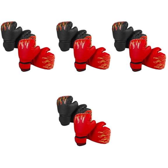 unbranded 8 Pairs Boxing Glove Toddler Thai Glove Comfortable Sparring Glove Kickboxing Glove for Training