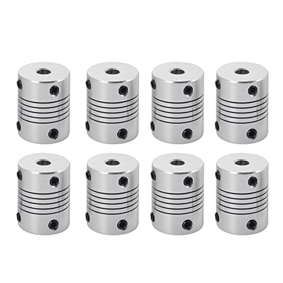 unbranded 8 Pcs Accessories Servo Motor Winding Coupling Thimble Coupling Size 3