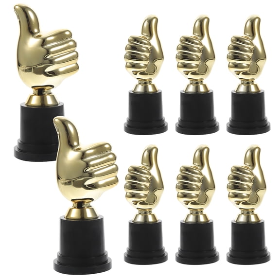 GETAJGHSD Award Trophy Realistic Design Plastic 8Pcs for ce Performance for Fan Gear