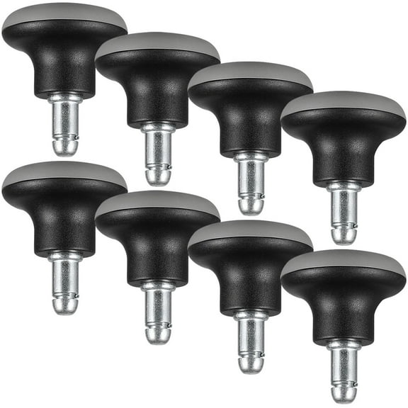 unbranded 8 Pcs Black Furniture Legs Office Chair Casters Glides