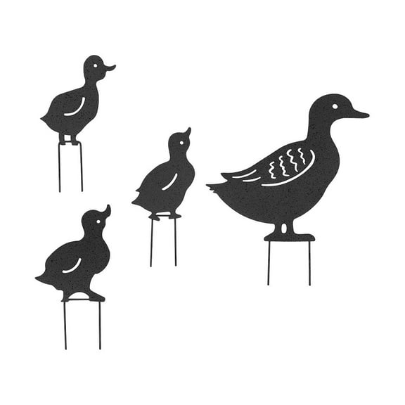 unbranded 8 Pcs Hollow Decors Creative Lawn Sculptures Backyard Hollow Adornment