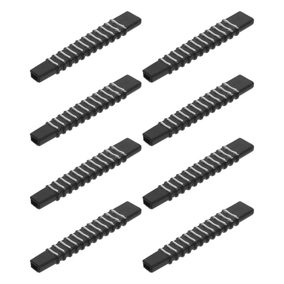 LITINKIMI Eyeglass Arm Cushions Black 8Pcs 1.52X0.39X0.12In