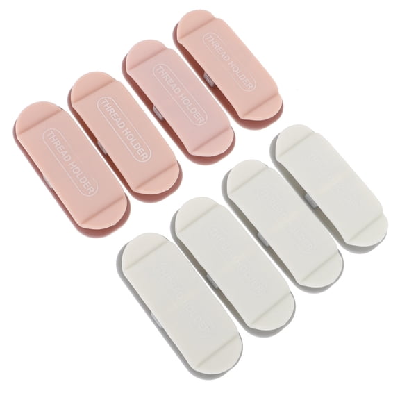 HOOWIFFY Phone Cord Holder Abs Pink 8Pcs 3.1X1.2X0.4In Indoor Use Cable Management