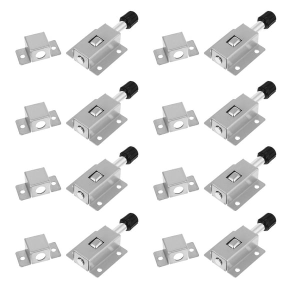 FONDOTIN 8Pcs Heavy Duty Stainless Steel Door Safety Lock for Door and Gate Use