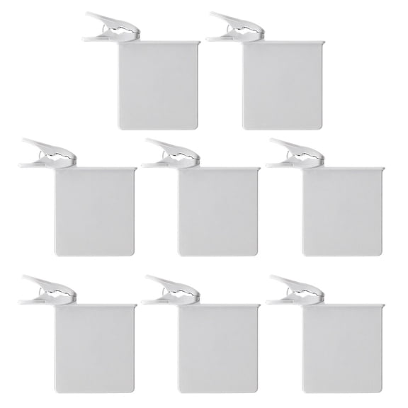 unbranded 8 Pcs Freezer Divider Hanger Refrigerator Clip Fridge Storage Food Containers Grey