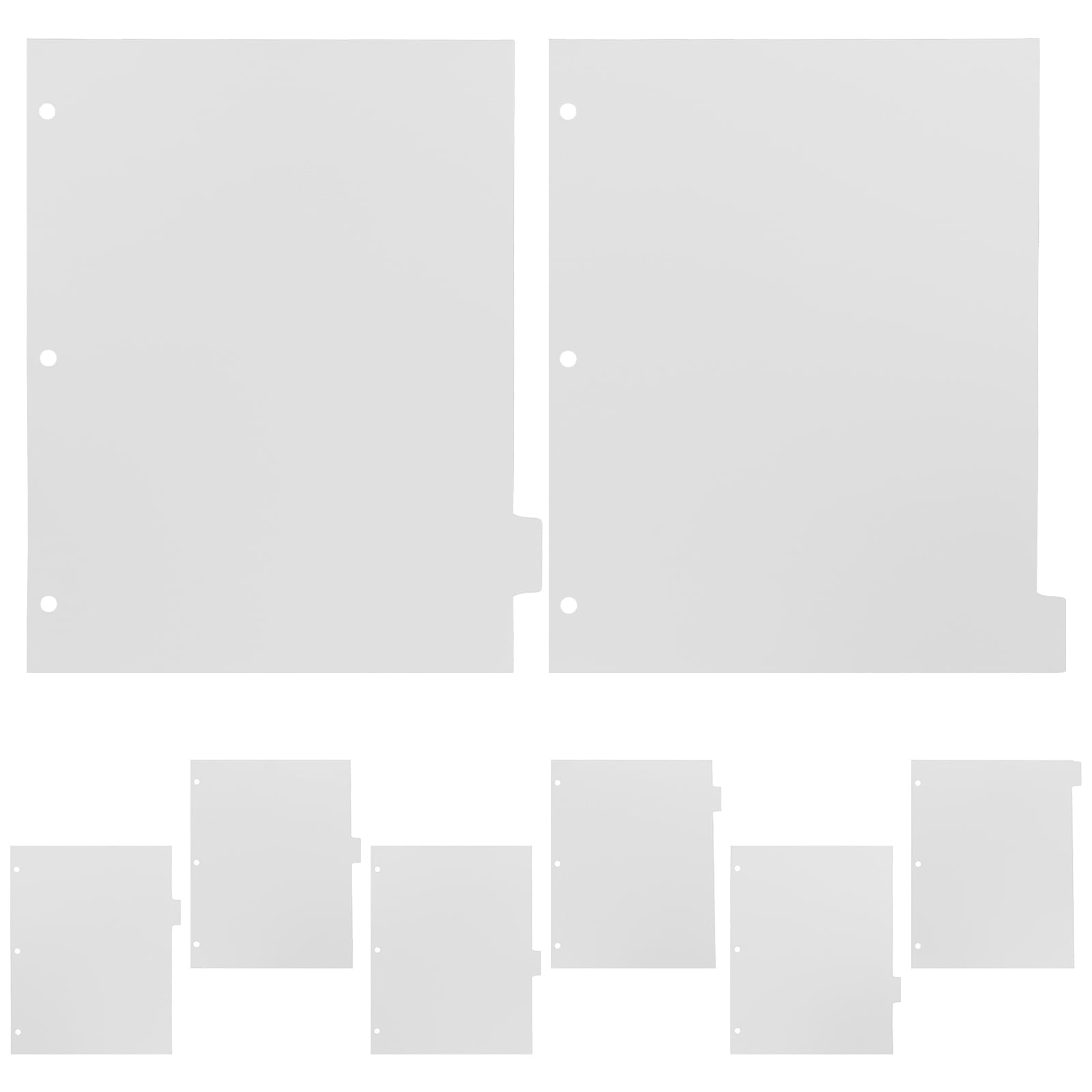 Hytrove Notebook Paper Dividers Categorizing Documents Rectangular ...