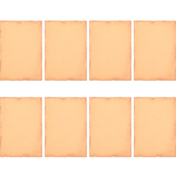 unbranded 8 Sheets Paper for Vintage Kraft Paper Stationery Unique Letter Paper 21x14.5cm