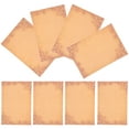 thumbnail image 1 of unbranded  8 Sheets Vintage Kraft Paper Stationery Letters Lined Printing Decoration Writing, 1 of 8