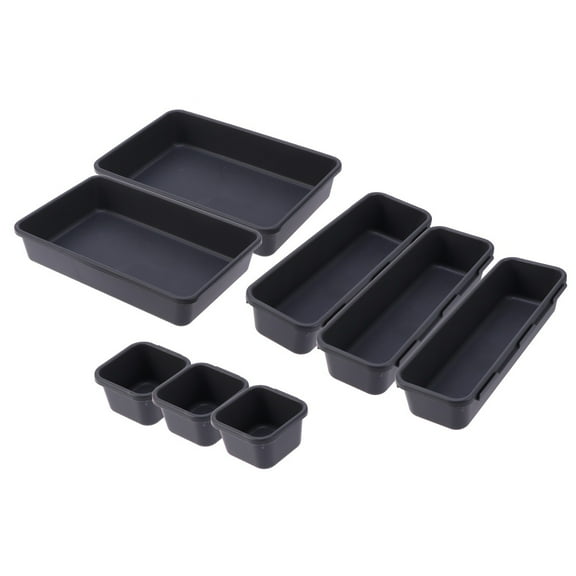 unbranded 8 in Computer Drawer Space Arrangement 23.50X15.00X4.00CM Black