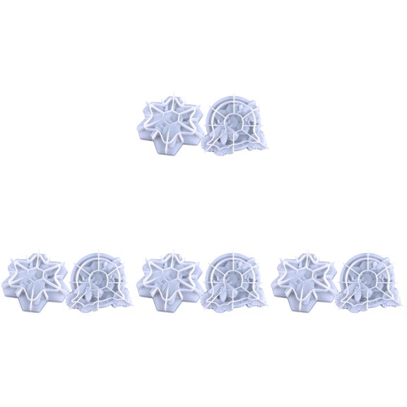 unbranded 8 pcs  Handmade Bee Craft Mold Silicone 3D Bee Honeycomb Wall Decor Casting Molds