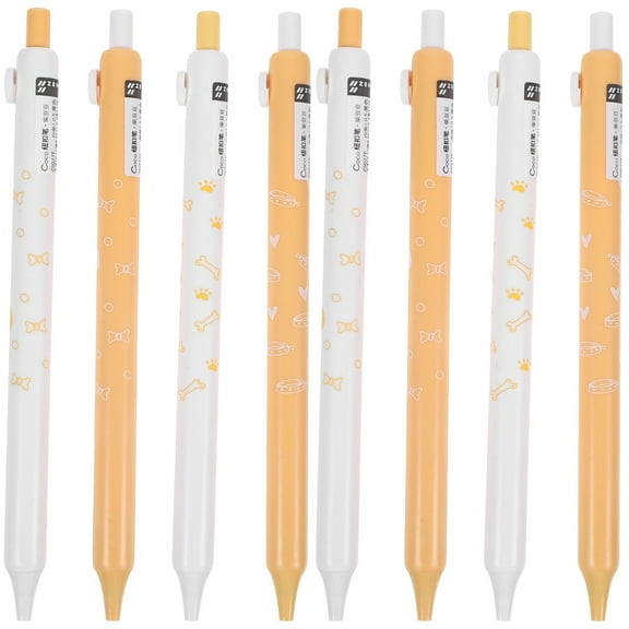 unbranded 8 pcs Puppy Pens Cartoon Themed Pens Gel Pens Writing Pens Stationery Party Favors