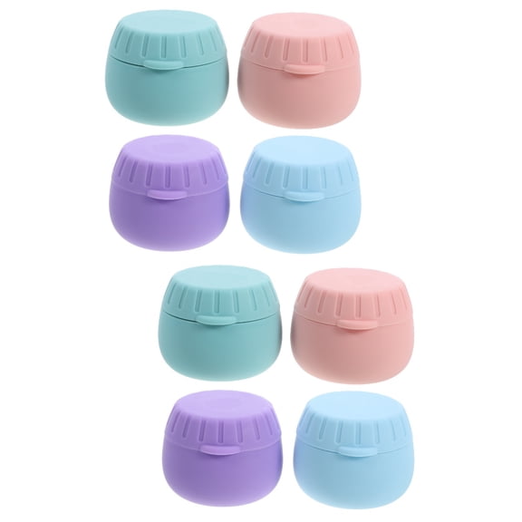 unbranded 8 pcs Small Cream Jar Refillable Cosmetic Jar Empty Cream Container Travel Jars Lotion Jars