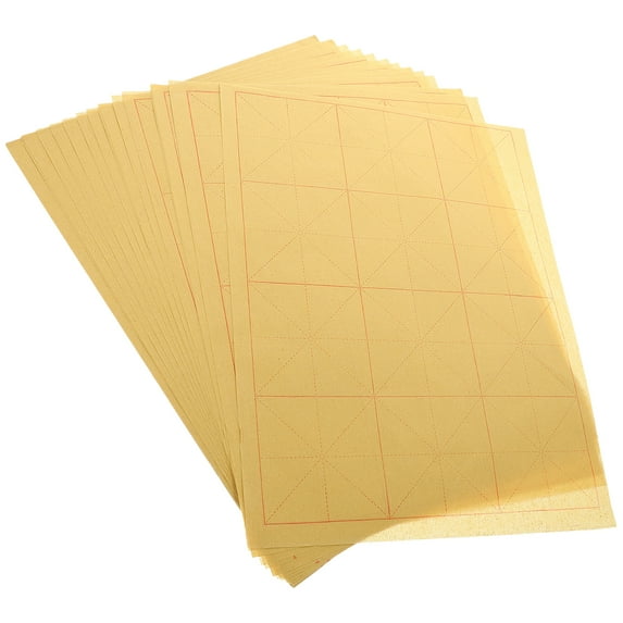 unbranded 80 Sheets 9cm Rice Grid Calligraphy Practice Paper Journal Papers Writing Student