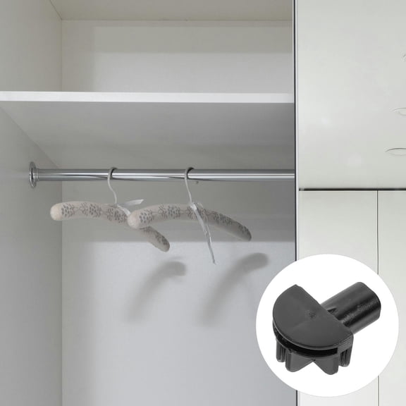 Milisten Modular Closet Connectors, Black, for DIY Projects, Sturdy and Safe