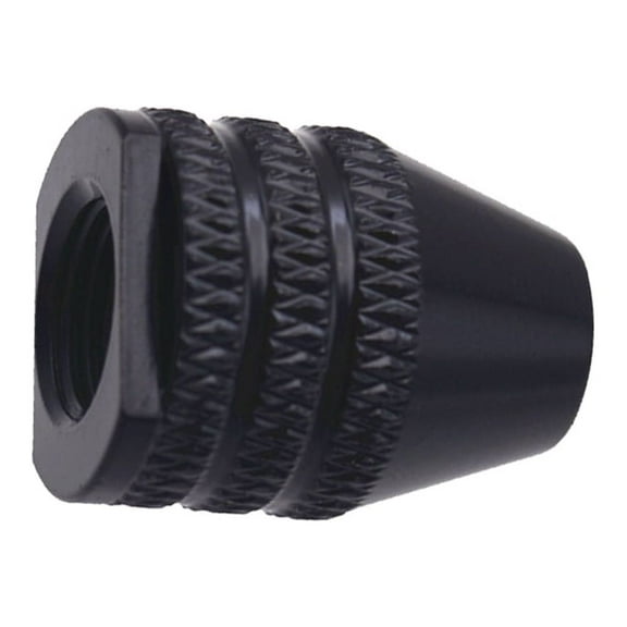 unbranded 8x0.75 Size Practical Universal Three-jaw Chuck Keyless Drill Chuck Black Short