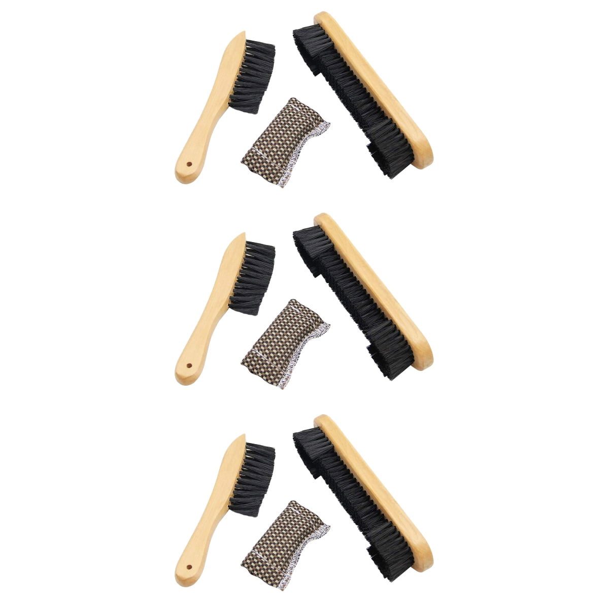 Cleanning Tools Table unbranded 9 Pcs in 1 Set Billiard Table and Rail Brush Wooden Handle ...