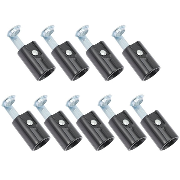 unbranded 9 Pcs Candle Lamp Base Socket Spotlight Shade Cover Table Kit Ceiling Holder Black