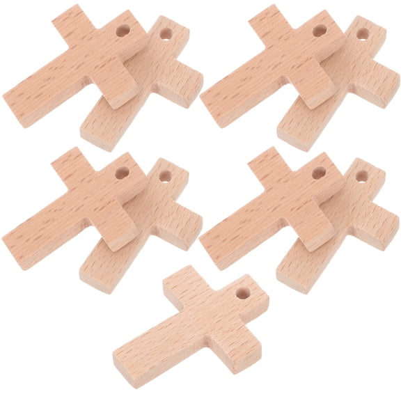 unbranded  9 Pcs Cross Keychain DIY Supplies Keychains Rings Pendant Miss