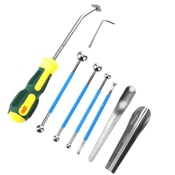 unbranded 9 Pcs Finishing Seam Tool Kit Caulk Joint Tool 13.5x2cm