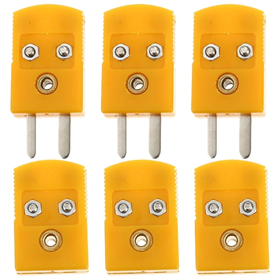 unbranded 9 Sets  K-Type Thermocouple Connector Adapter Cable Connector Male and Female Plugs
