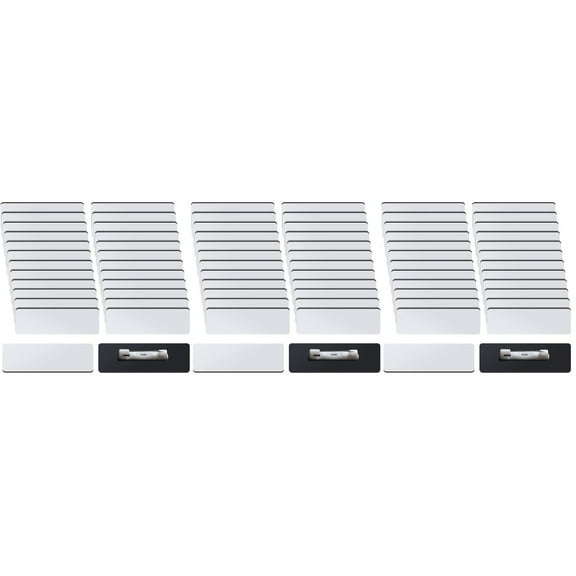 unbranded 96 Pcs Name Tags Blank Name Tags Name Tag with Clip for Workers Students,Personalized Badges Making