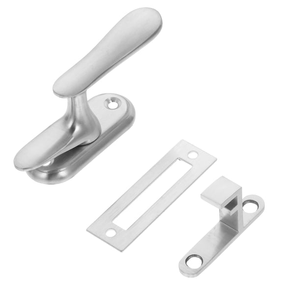 Deadbolt Lock Hook Handles Security Door Sliding Doors Silver