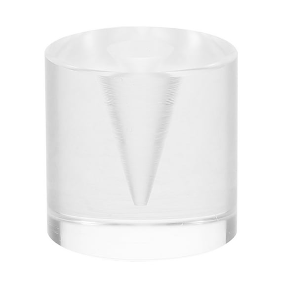 OFFIGAM Transparent Acrylic Ice Cream Cone Stand for Home Use, Easy to Clean and Dessert Display Holder