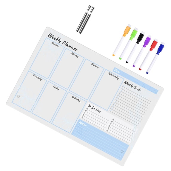 unbranded Acrylic Dry Erase Board for Desk Tabletop Whiteboard Cubicle Office