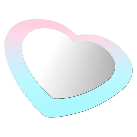 IDEANATEGRATE Reflective Flower Shape Wall Decal 1 Set For Living Room 11.79X10.22X0.08in