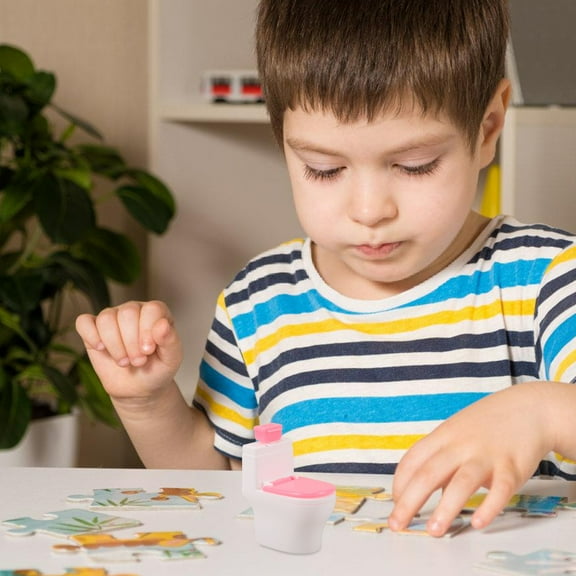 unbranded Adorable Dollhouse Toilet with Paper Holder Realistic Mini Toilet for Dolls Girls' Pretend Play Toy Dollhouse Toilet Furniture Miniature Toilet