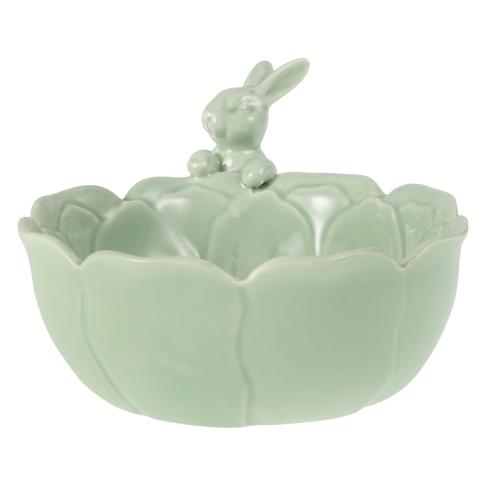 Shallow Red Rabbit Bowl Cute Bunny Shaped Bowl Easter Party Tableware Ideal For Serving Fruit ...