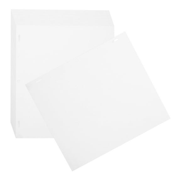 unbranded Animation Punched Paper 200pcs Animation Positioning Paper Three-Hole Animation Paper Artist Paper For Adults And Students Colored Pencil Marker Ink Pen White