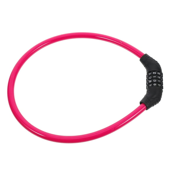 unbranded  Anti-theft Cycling Lock Chain Combination Bikes Travel Pink