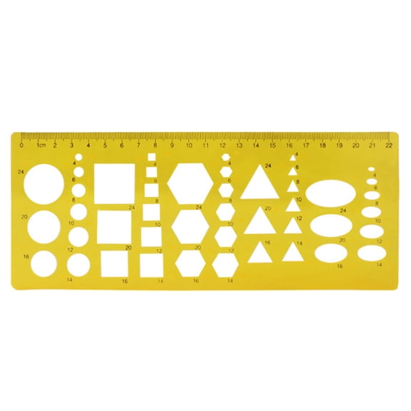 unbranded Architecture Drawing Rulers Kit Stencils for Kids Child
