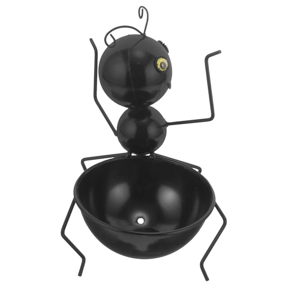 unbranded Artificial Cow Pots Ant Flowerpot 26.00X21.00X15.00CM Black