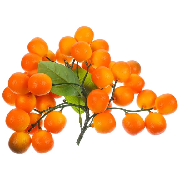 unbranded Artificial Fruit String Realistic Fruit Model String Lifelike Fruit Orange Branch
